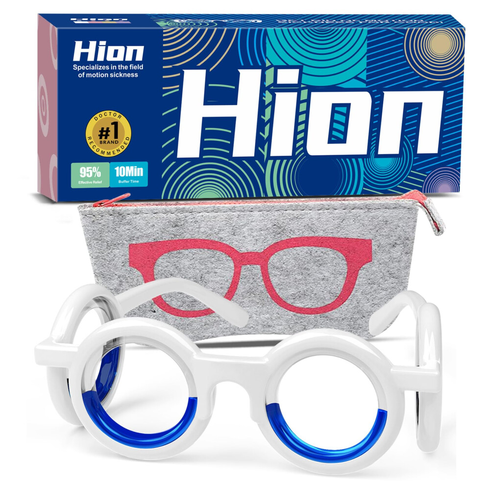 Motion Sickness Glasses with Liquid Horizon Technology for Drug Travel Relief for Adults and Kids