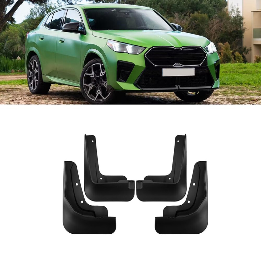 Mud Flaps For Bmw X2 20242025 Front Rear Splash Guards Allseason Protection Wear Resistant 9053599153788