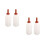 4Pcs Lamb Nursing Bottle Durable PP Material Easy Clean White 7