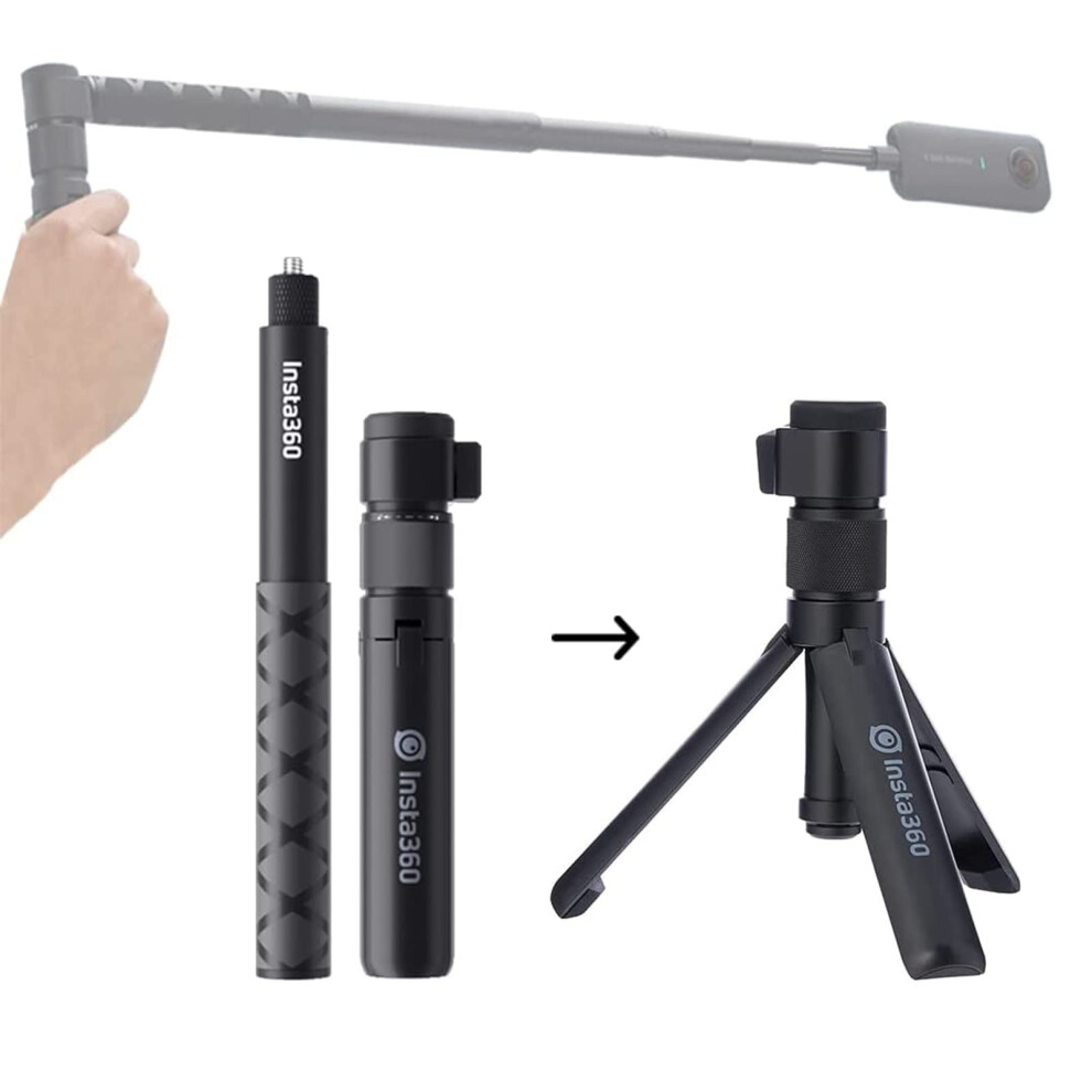 Bullet Time Bundle With Invisible Selfie Stick Tripod For Insta360 X4 X3 One X2 X5 Go 3S Rs R 9053599153986