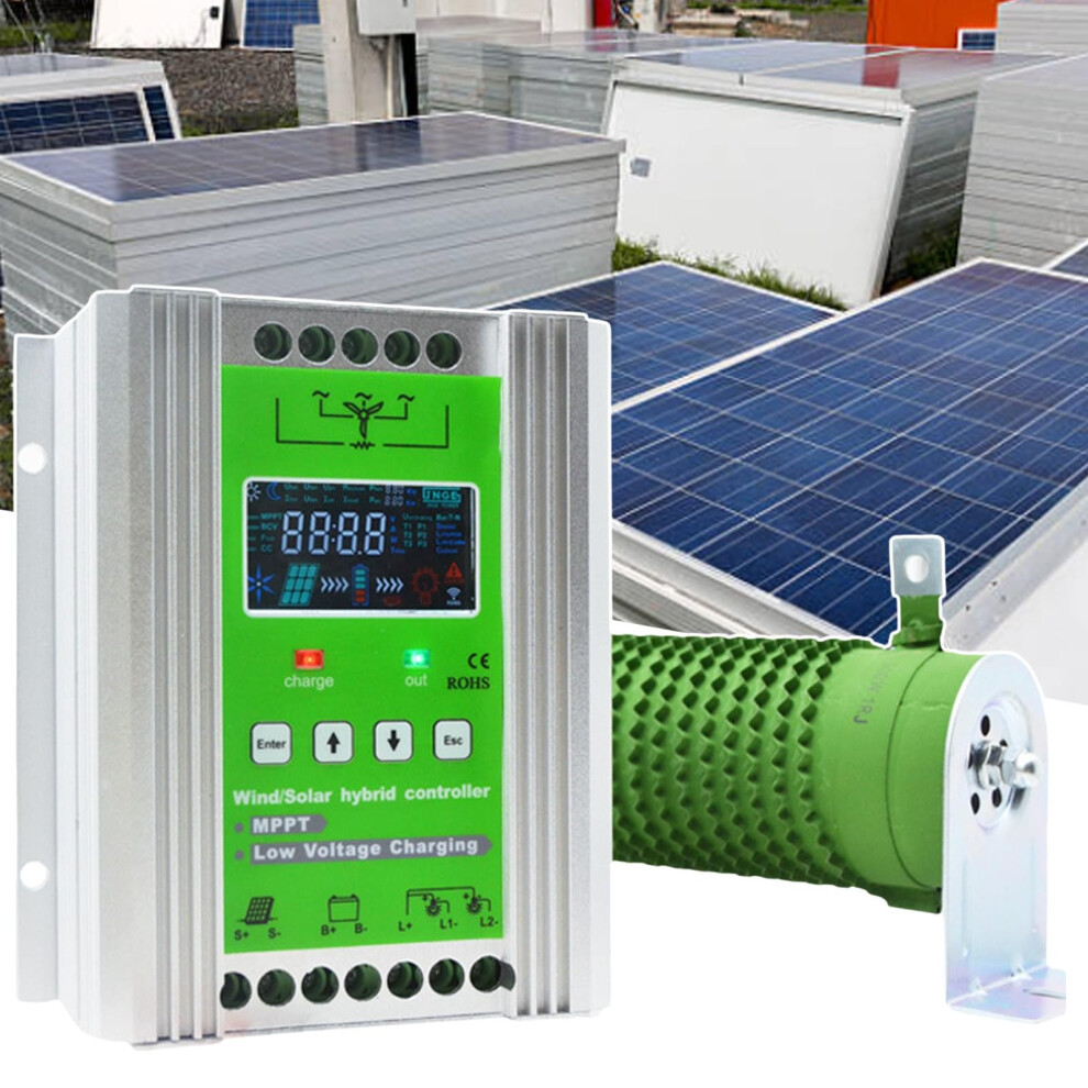 5000W Mppt Wind Solar Hybrid Controller 12V 24V 48V With Smart Charging Lcd And Cloud Monitoring 9070919946332