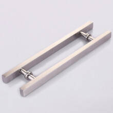 Modern Stainless Steel Sliding Barn Door Handle, Heavy Duty Double Sided Pull for Shower and Patio, 120cm