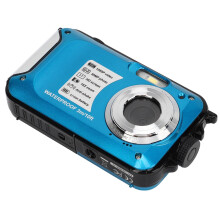 Underwater Digital Camera 1080P 30MP Waterproof Design Dual LCD Screens for Snorkeling and Travel