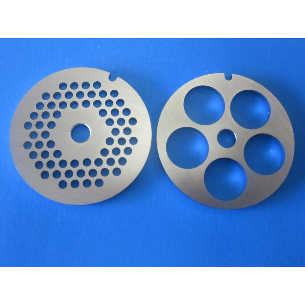 Meat Grinder Plate Set Ksmfga 1/8In Fine Grind And 5/8In Coarse Grind Replacement Discs For Kitchenaid 9044945407891