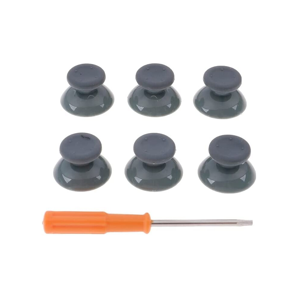 Replacement Thumb Stick Caps With Screwdriver For Xbox 360 Joystick Gray 9455672829175