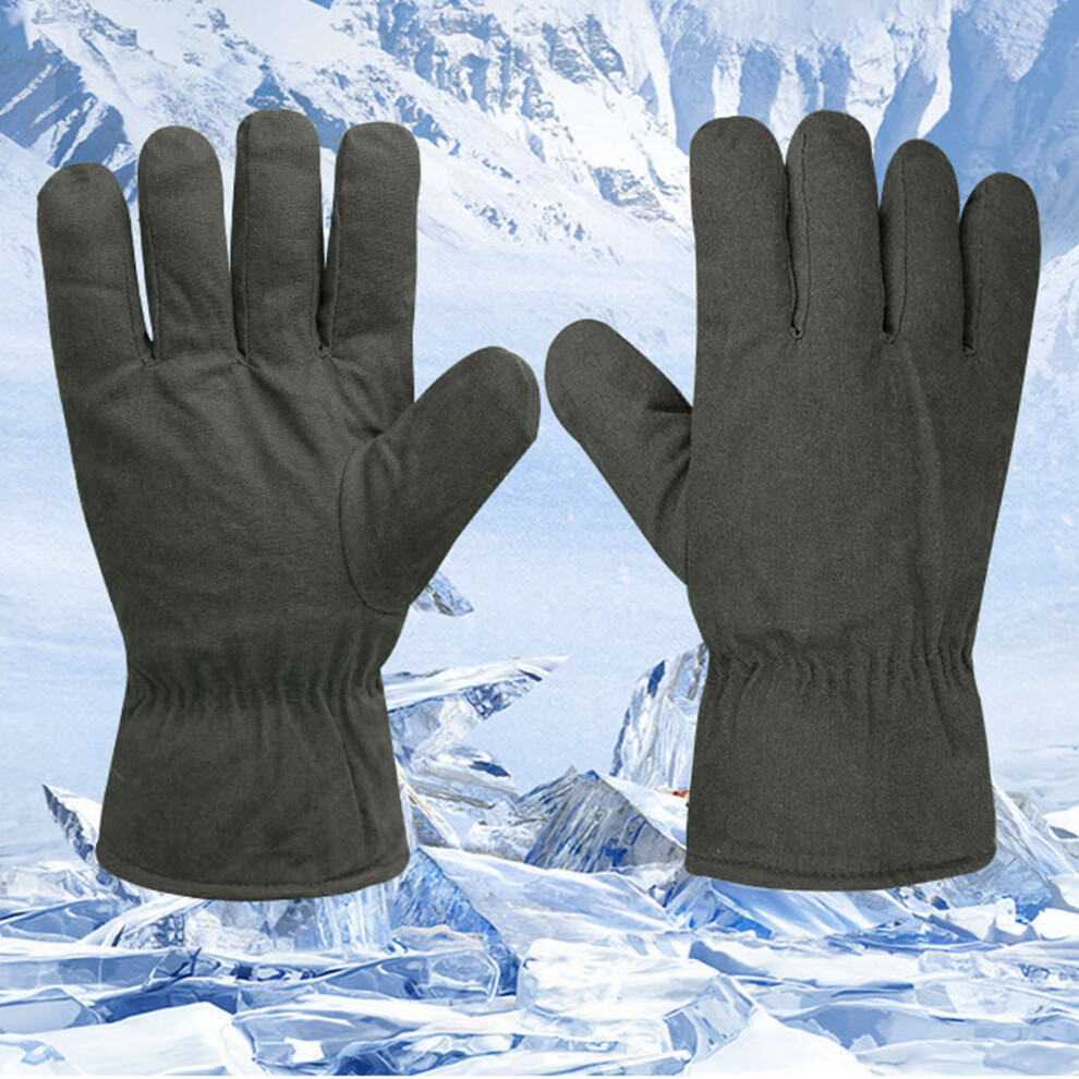 3-Finger Warm Gloves Old Style Winter Green 6911383385384