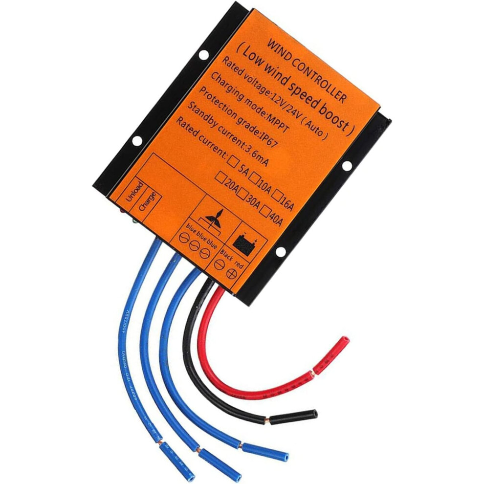 8000W 12V 24V Mppt Wind Turbine Charge Controller Ip67 Waterproof With Auto Braking System 9113335721395