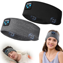 Bluetooth Sleep Headphones 2 Pack with UltraThin HD Stereo, Wireless Headband for Sports Yoga Travel