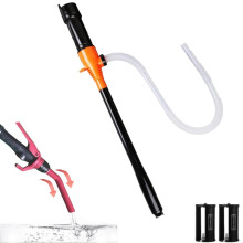 Electric Fuel Transfer Pump with Long Hose, Fast Flow Battery Operated for Gas Diesel Water
