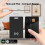 Android Bluetooth Wallet Tracker Card 2 Pack, Compatible with Google Find Hub, Wireless Charging, IP68 Waterproof 2