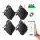 4 Pack Bluetooth Smart Tracker Tags for Android, Google Find My Device Compatible, Waterproof 1