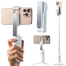 Selfie Stick Tripod with Bluetooth Remote, Pocket Size 360 Rotation Phone Stand for iPhone Android