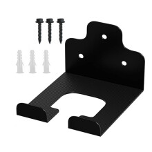 Wall Mounted Trimmer Rack with Adjustable Holders, Heavy Duty Garden Tool Organizer for Garage