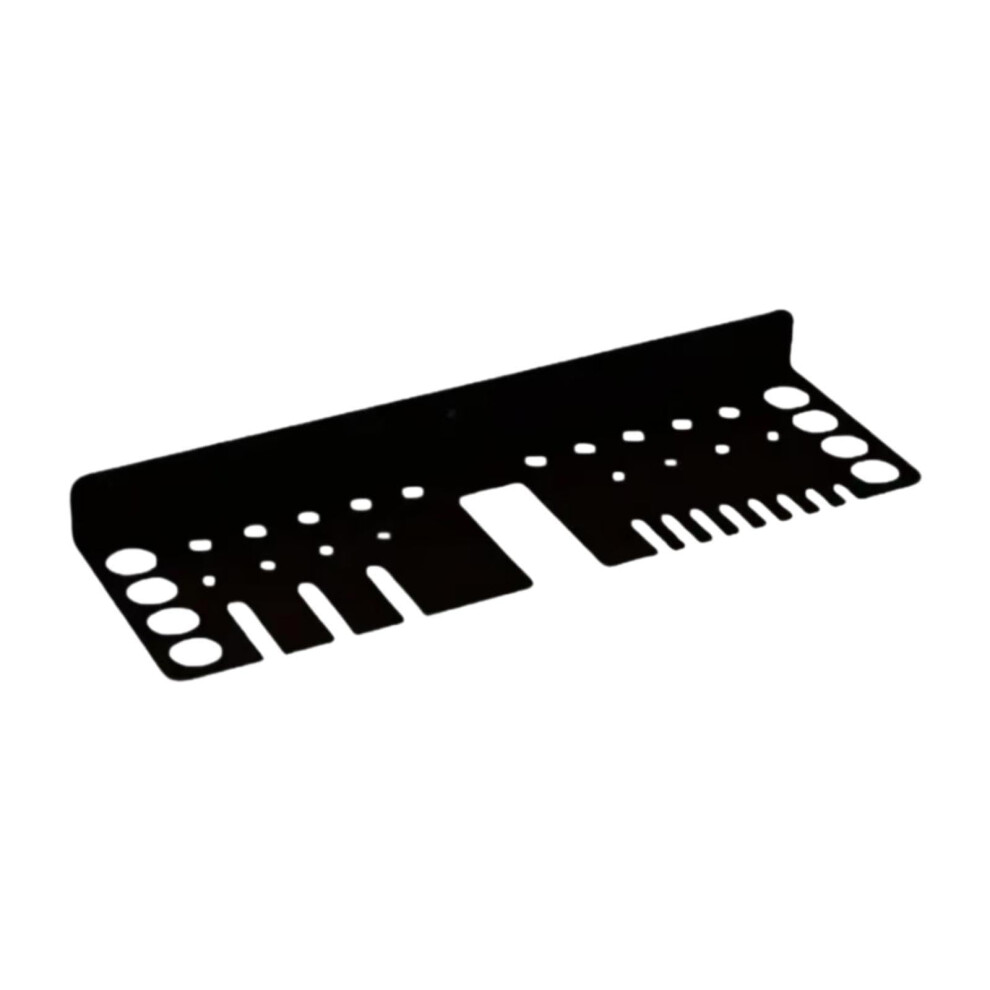 Wall Mounted Tool Organizer Rustproof Heavy Duty Rack For Space Saving Garage And Workshop 9113335721630