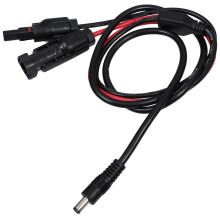 Solar Extension Cable with Connectors for Max Power Transfer and Outdoor Solar Panel Flex Use