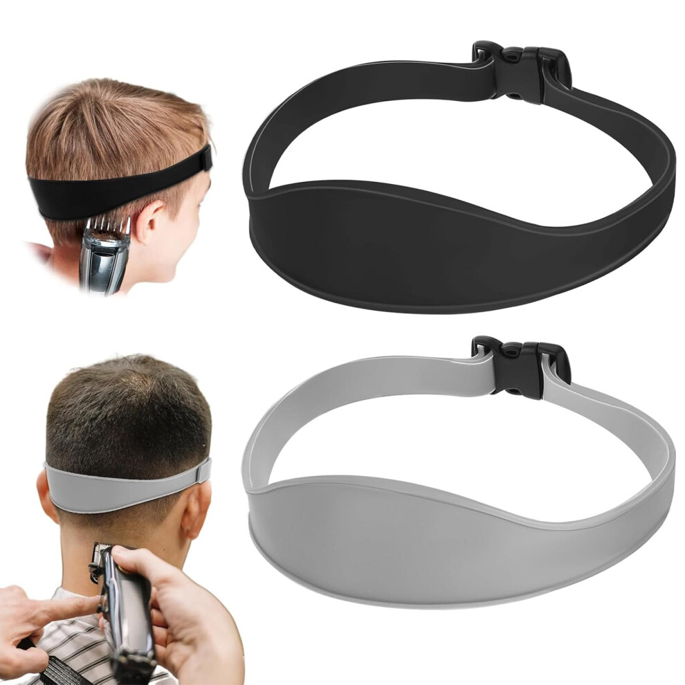 Neckline Shaving Template Hair Cutting Guide with NonSlip Silicone for Precise Self Haircuts