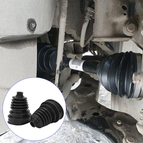 CV Joint Boot Kit Universal Silicone Dustproof Front Rear Axle Replacement with Clamps 1