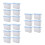 18Pcs Home Laundry Storage Box White Plastic Beads Canister 4