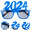 3pcs 2024 Glasses Funny Plastic 5