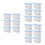 18Pcs Home Laundry Storage Box White Plastic Beads Canister 7