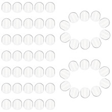 300St Silicone Oorclip Pads Comfortabele Clip on Earring Kussentjes