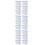 18Pcs Home Laundry Storage Box White Plastic Beads Canister 6