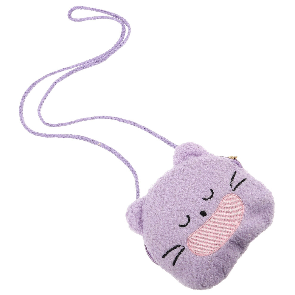 5St Paars Polyester Kruislingse Tas Schattige-image