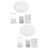 2Ensembles Machine DIY Masques Femmes Blanche Usage 6