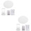 2Ensembles Machine DIY Masques Femmes Blanche Usage 5