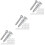 150Sets Metalen Gipsplaat Schroeven Met Plastic Pluggen 5