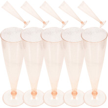 10St Wegwerp Flutes Roze Voor Hotel, Bar En Thuis
