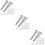 150Sets Metalen Gipsplaat Schroeven Met Plastic Pluggen 9