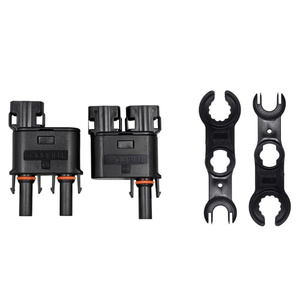 Solar Connector 1500V Ip68 Waterproof Mc4 Branch Connector Fmm Mff With 2Pcs Spanner 50A 9070919947537