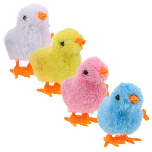 16St Interactieve Kuiken Plastic Huppelend Dieren Speelgoed 1