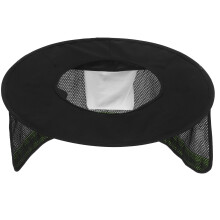 4Stk Schwarz Hard Hat Sonnenschutz Polyester Stahl Nackenabdeckung