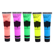10St Fluorescent Bodypaint Met Kleuren Uv-Reactief Makeup