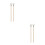 4St Percussie Drumsticks Zwart Met Hout Voor Snaredrum 7