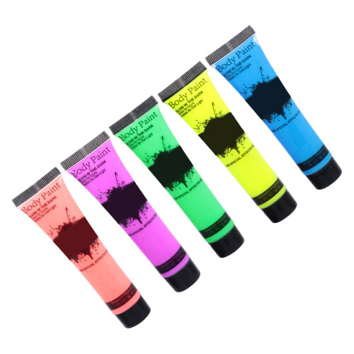 10St Fluorescent Bodypaint Met Kleuren Uv-Reactief Makeup 1