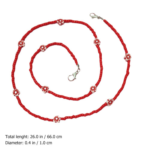 2St Brilkoord Met Kralen Multifunctionele Maskerlanyard 1