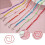 2St Brilkoord Met Kralen Multifunctionele Maskerlanyard 8