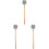 3St Stevige Drumsticks Met Foam Grip Voor Percussie Grijs 2