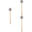 3St Stevige Drumsticks Met Foam Grip Voor Percussie Grijs 6