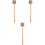 3St Stevige Drumsticks Met Foam Grip Voor Percussie Grijs 3