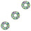 3St Vrolijke Pet Collar Kat Accessoire Feestelijke Versiering 4