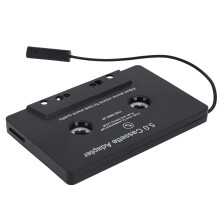 Cassette Adapter with USB Charging and Microphone for Car Music Playback and Hands Calls
