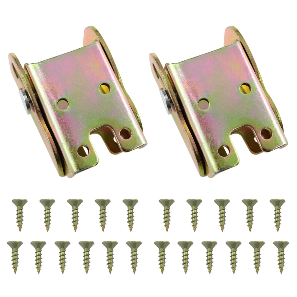 2Pcs Heavy Duty Folding Table Leg Bracket 90 Selflocking Hinge For Space Saving Diy Furniture 9174973491002