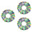 3St Vrolijke Pet Collar Kat Accessoire Feestelijke Versiering 5