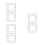 6Pcs Stylish Silver Square Mirror Clock Stickers for Bedroom Decor 5