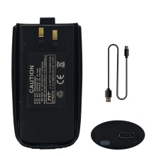 Ham Radio Battery 3800mAh Liion USBC Fast Charging Replacement for THUV8000D THUV8000E