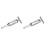 2St Rvs Worstenvuller Set Keukentool Voor Handmatig Vullen Silver 2